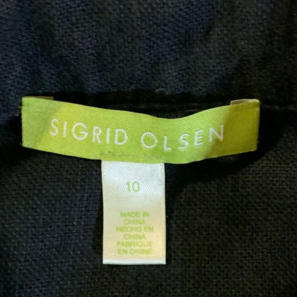 Sigrid Olsen Women's Linen Blend Button Long Slee… - image 6